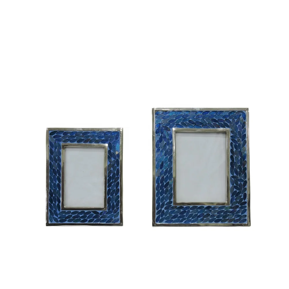 Hot Selling Metal Photo Frame in rectangular shape silver color picture frame wholesale customized photo frame