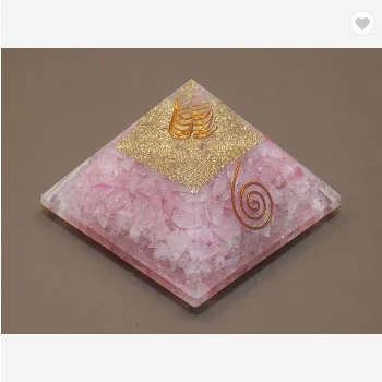 Wholesale Orgonite Pyramid | Large rose quartz orgone pyramid | Bulk Orgone pyramid