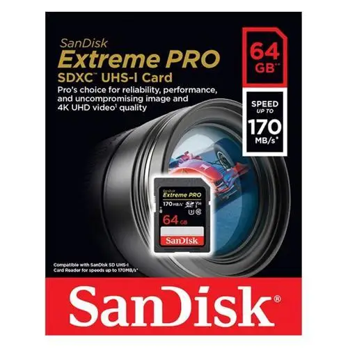 The Newest Price SD Card Sandisk Extreme Pro 64 GB