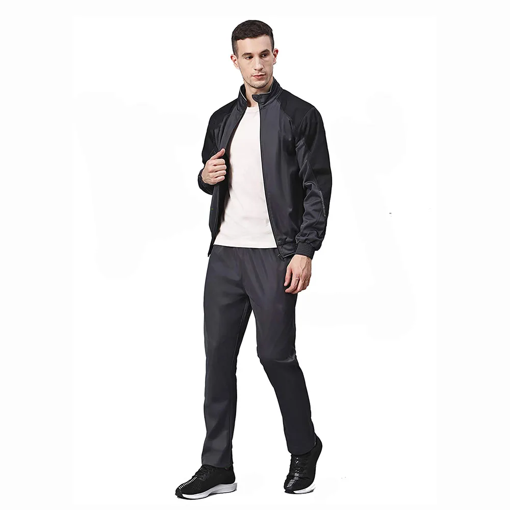  Спортивная одежда мужской спортивный костюм черного цвета для тренажерного зала и фитнеса тренировочные костюмы мужчин