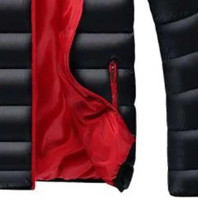 Professional Smart Casual Customize Men Bubble Jacket New Fashion Winter Warm Long Sleeve High Quality Outfits Pocket Design