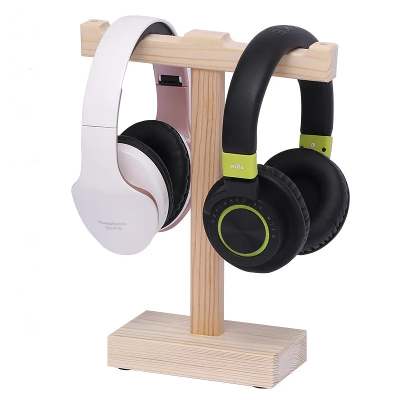 Wood Wholesale Amazon Chinese Factory Headphone Holder Earphone Stand