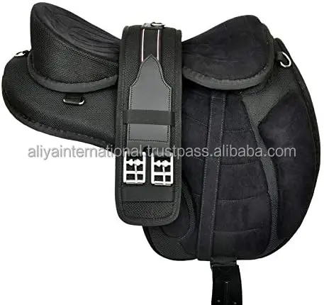 Open Store Fiber Horse FREEMAX Treeless Saddle Tack Get Matching Girth & Strap Size 10' to 19' Inch Seat Available