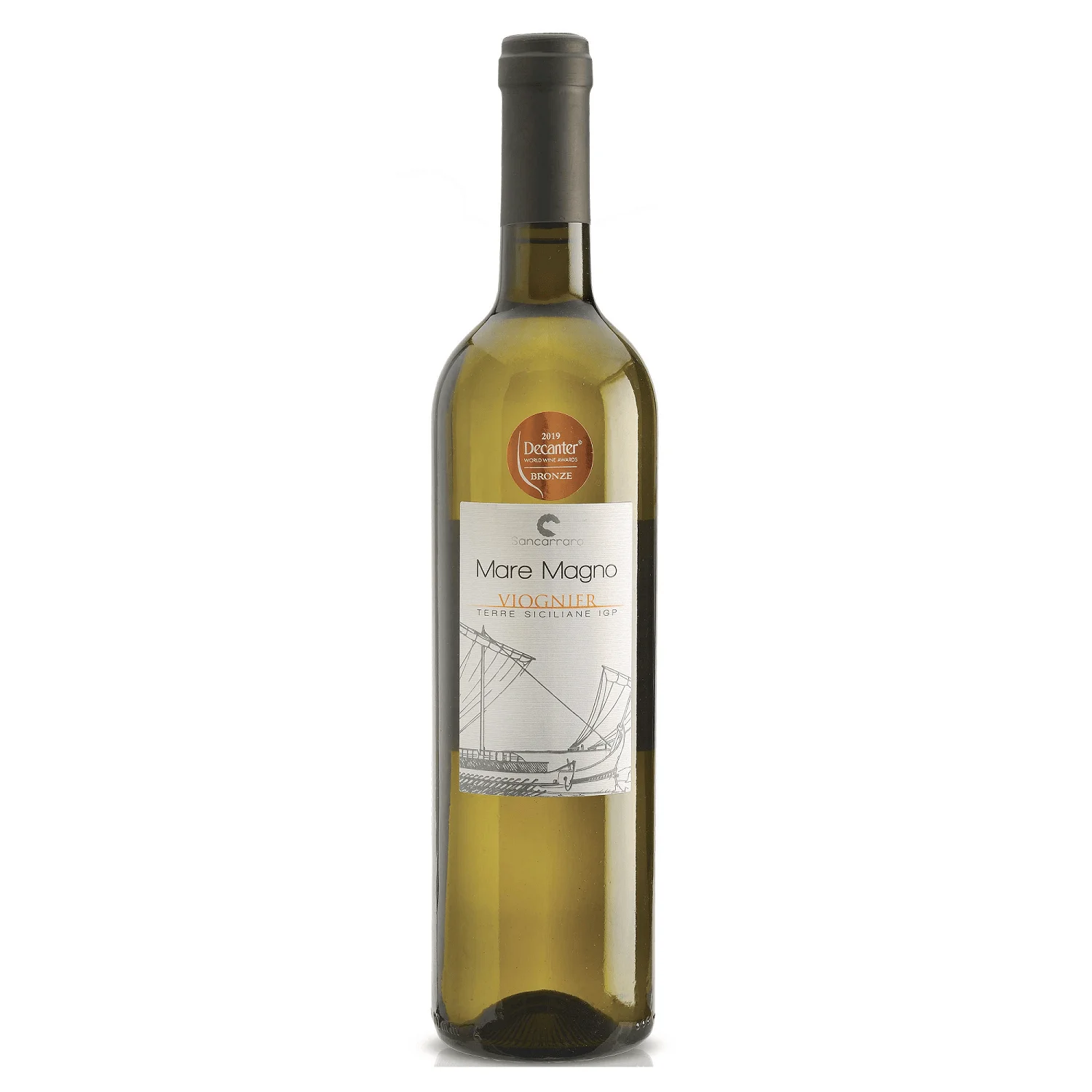 Высококачественное итальянское вино из Сицилии sancararo Sea Magno Viognier 75 cl Сделано в Италии алкоголь