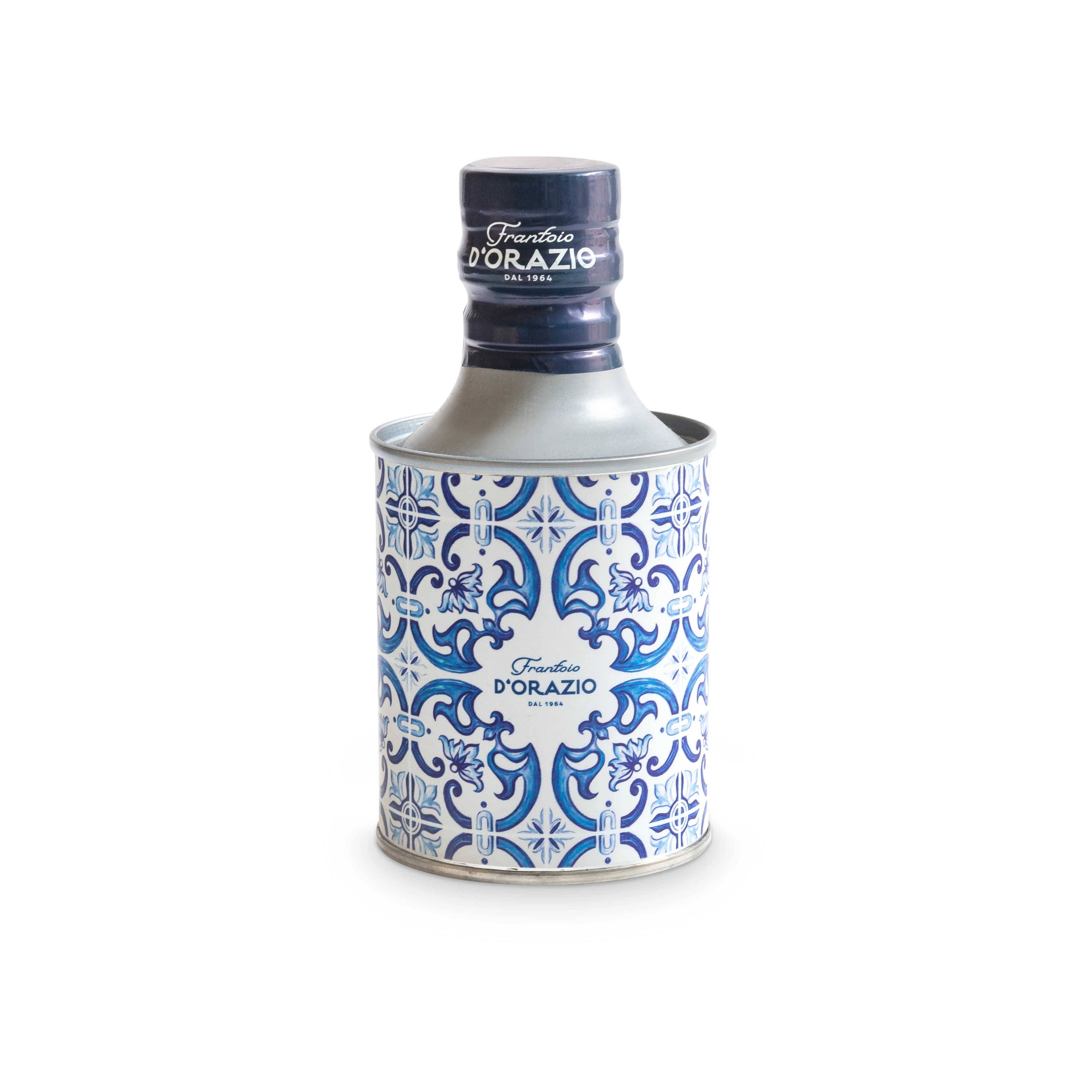 Первоклассное Экстра натуральное оливковое масло OPERA COLLECTION - OLTREMARE 250 мл Оловянная бутылка, Сделано в Италии