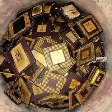 HIGH YIELD GOLD RECOVERY CPU CERAMIC PROCESSOR SCRAPS/Ceramic CPU scrap/ COMPUTERS scrap