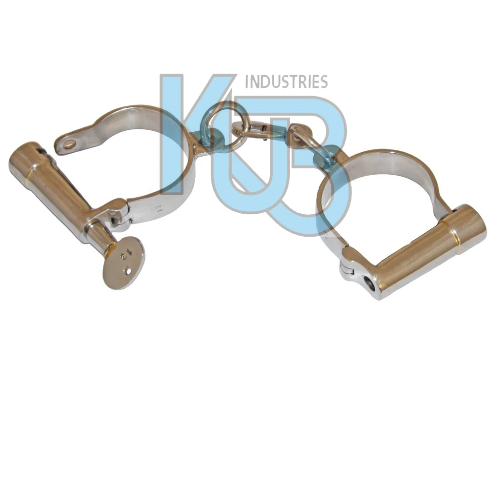 KUB Police Handcuffs Folding Metal Handcuffs High Quality Carbon Steel Police Duty 300 20g Industry Non Adjustable PK