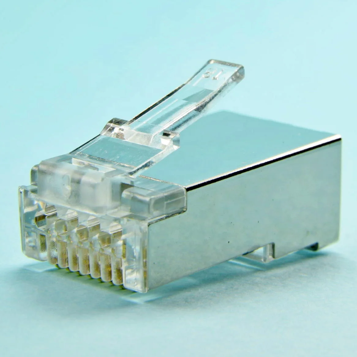 Простое подключение экранированного STP 1,1 мм Улучшенная медь CAT6A CAT6 RJ45 через сеть