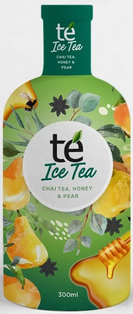 Natural Organic Green Te Ice Tea Mixed With Honey and Lemon