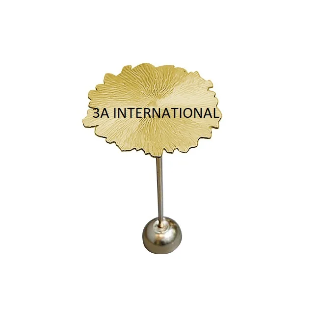  Лидер продаж привлекательный Золотой кофейный столик современный круглый стеклянный центральный стол мебель для украшения дома