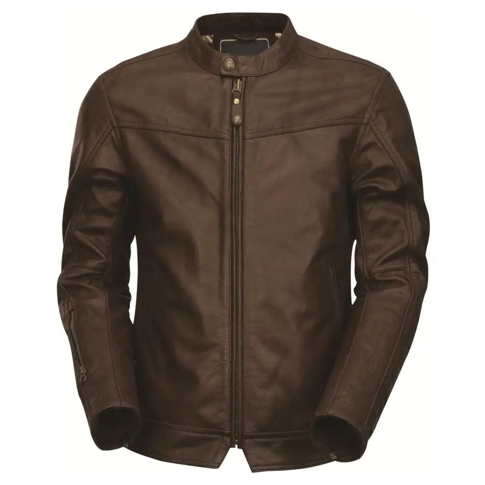 Genuine Sheep Skin Leather Jackets For Men