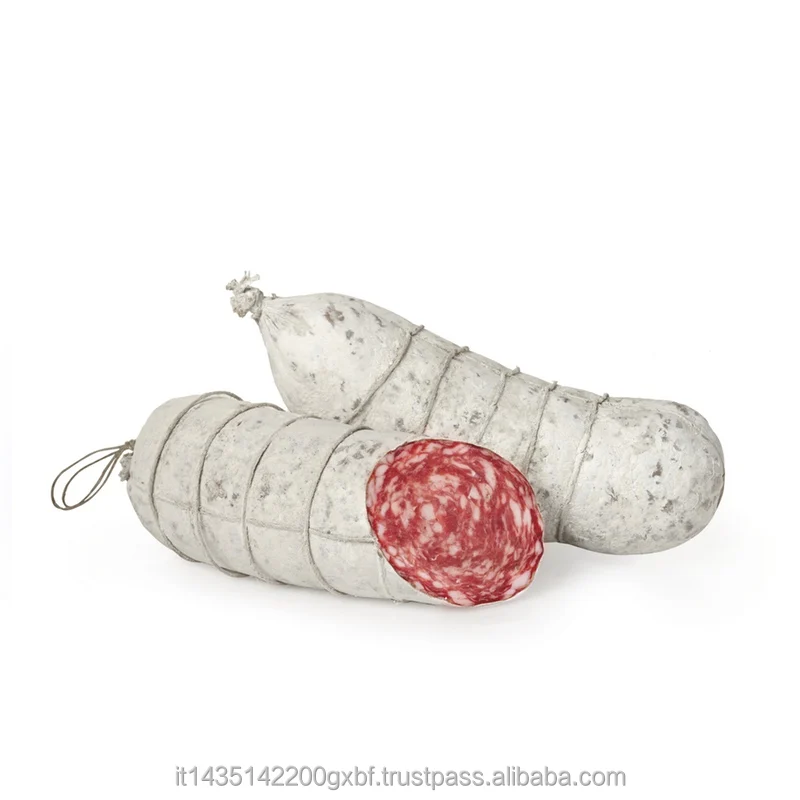 ITALIAN STYLE SALAMI WITH FENNEL SEEDS kg 2 | high quality gluten free pork sausage | pork meat Italy supplier