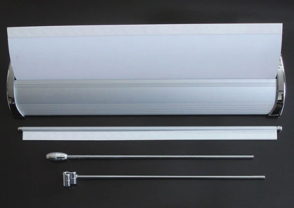 
mini desktop roll up retractable banner A4 A3 display stand 