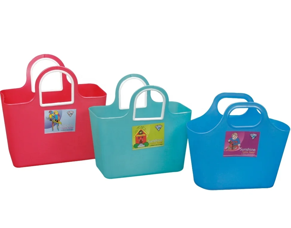 Unbreakable plastic basket