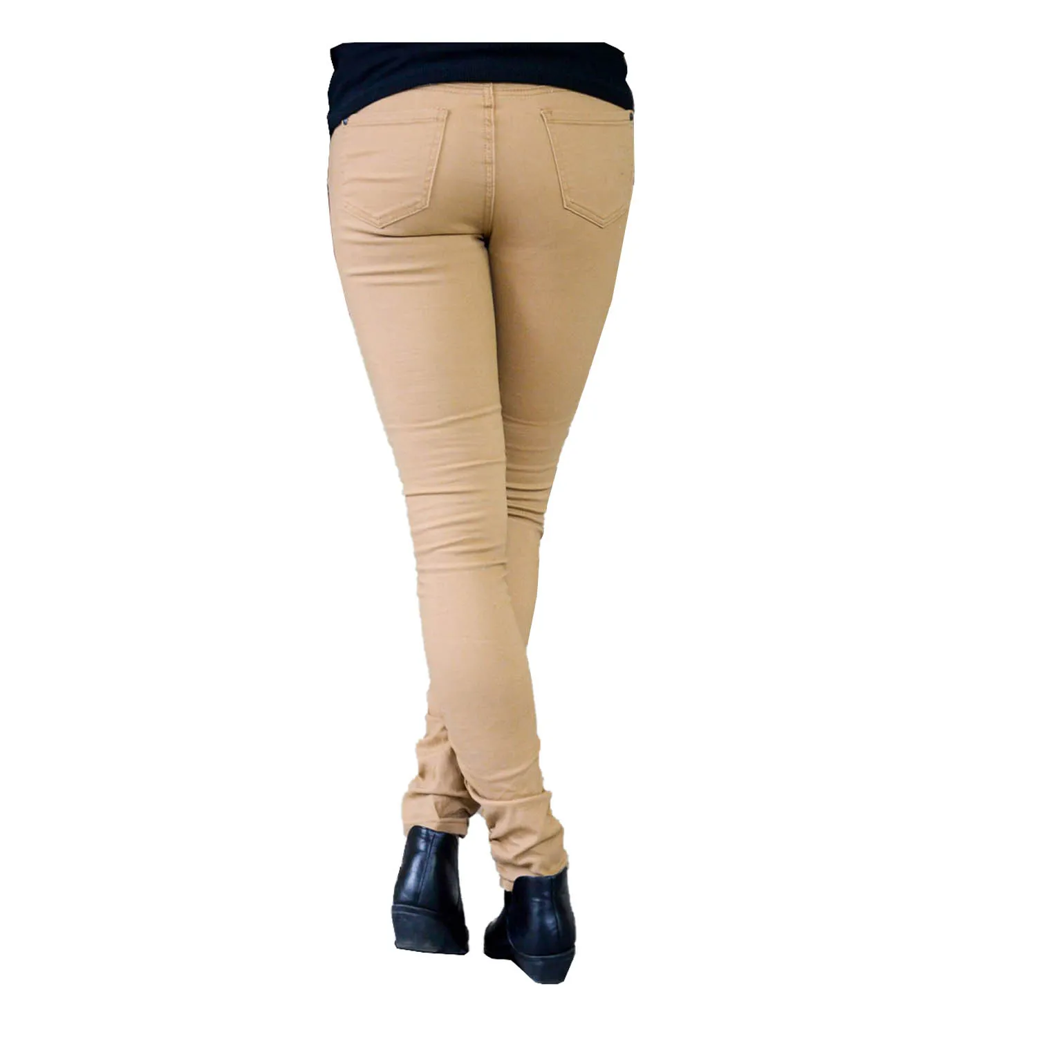 Hot Selling Biker jean for ladies with AA Rated Aramid lining, Latest style ribbed design skinny jean for girl, Prime Protection