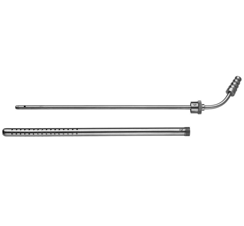 Пул всасывающая трубка изогнутая Брюшная нержавеющая сталь высокого качества 20 см диаметр 8 мм Mahersi