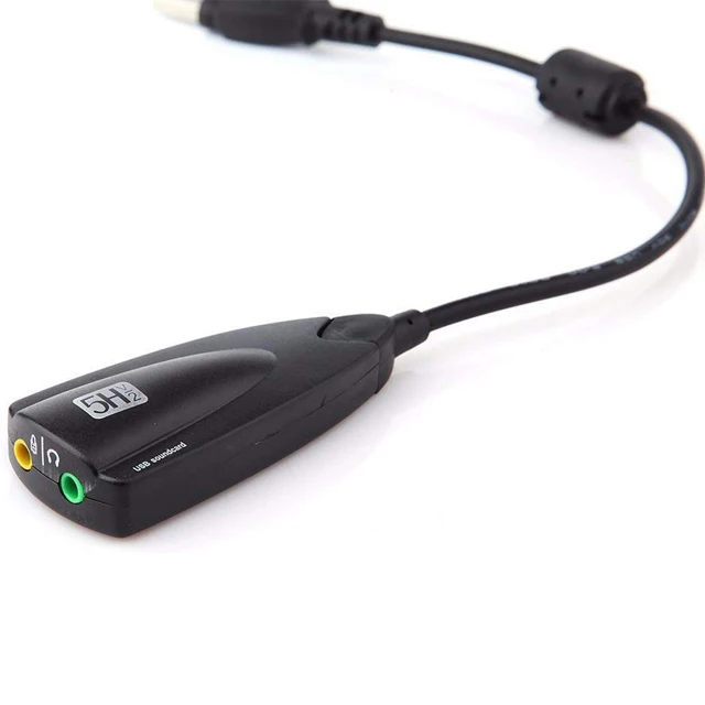  Внешняя звуковая карта USB 5H V2 7 1 аудиоадаптер к 3D CH виртуальному