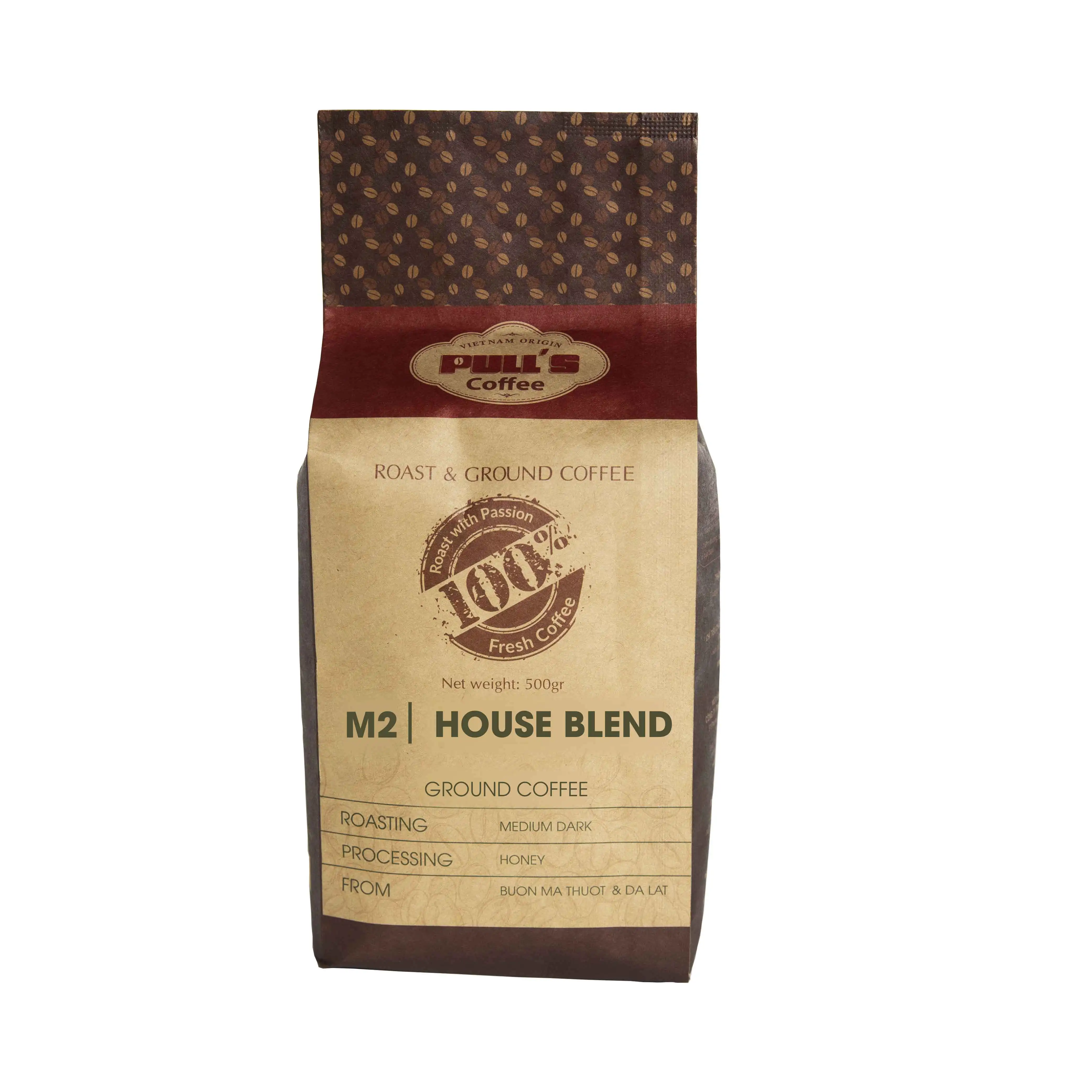 Ground Coffee M2 - 500gr-1kg packed - Drip Coffee From Vietnam