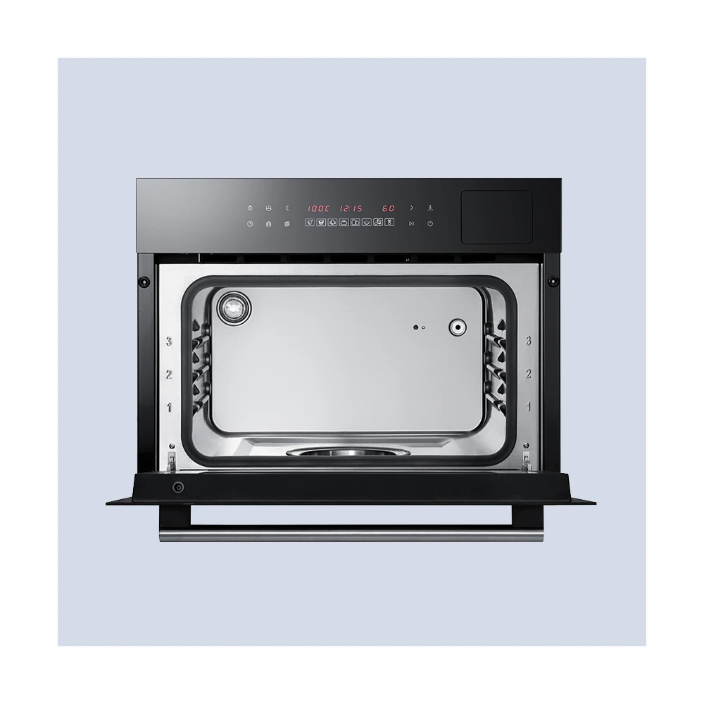 S1 LCD display 40L capacity built-in steam convention air fryer oven with steam