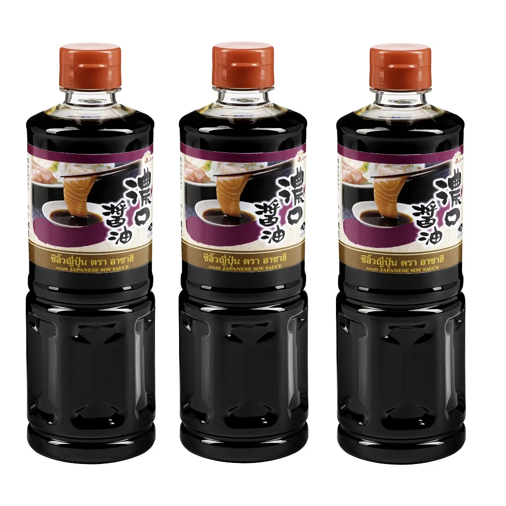 Shoyu Japanese Soy Sauce Concentrate Natural Brewed in PET 500 ml Product of Thailand for Cooking and Dipping