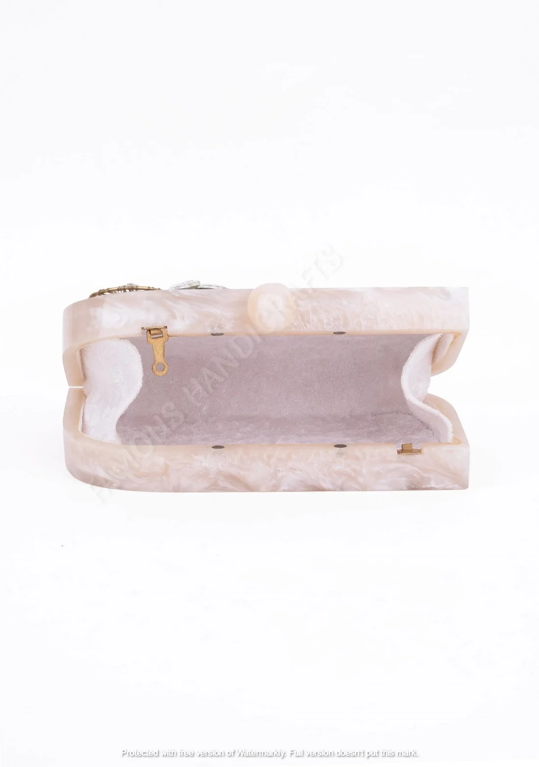 Винтажная вечерняя сумка-клатч из смолы