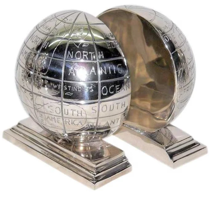 Globe for home decoration paper surface factory direct sale desktop earth globe Indian handicraft item high quality gift item