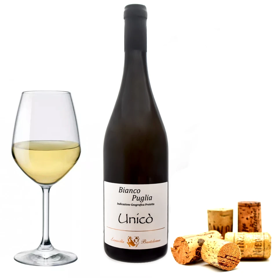 Italian Wine White Apulia Unico I.G.P White Wine