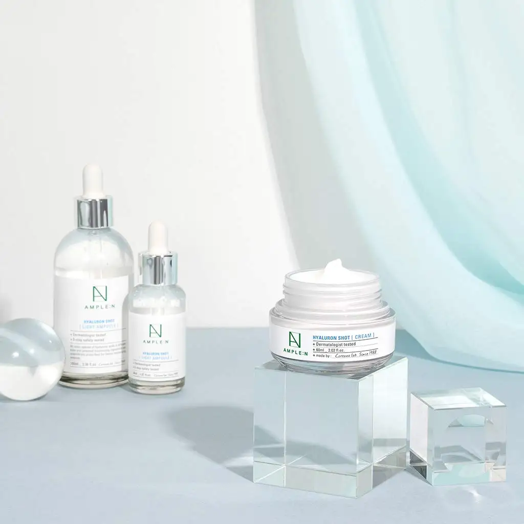 Korea cosmetic AmpleN HyaluronShot Cream lotion Anti aging whitening Kbeauty skin care made in korea