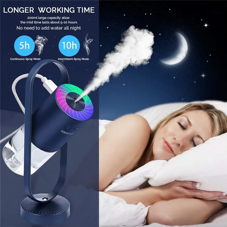 New Magic Shadow Purifier Ultrasonic Air Mini Humidifier for Home Car Office