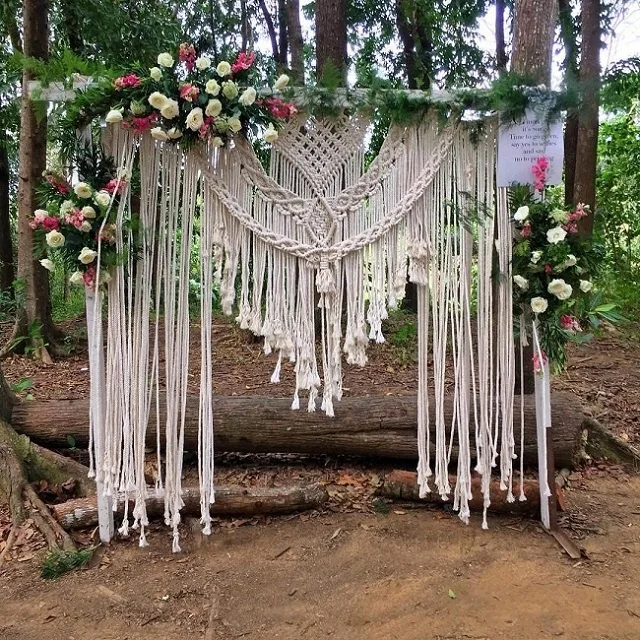 Macrame Wall Hanging at Wholesale Price Indian Supplier Macrame Curtain