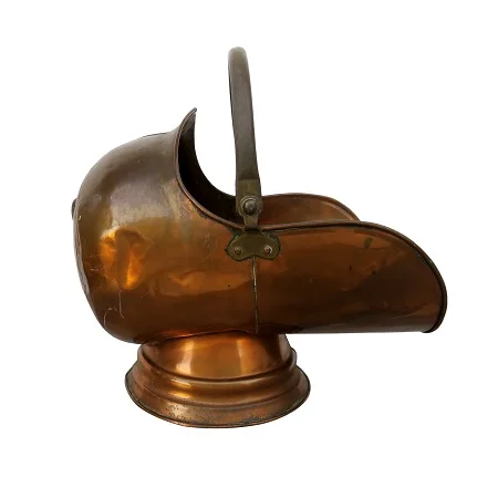 Superior Quality Copper Coal Basket With Brass Handle For Outdoor And Indoor Usage Fireplaces Coal Bucket At Cheap Prices