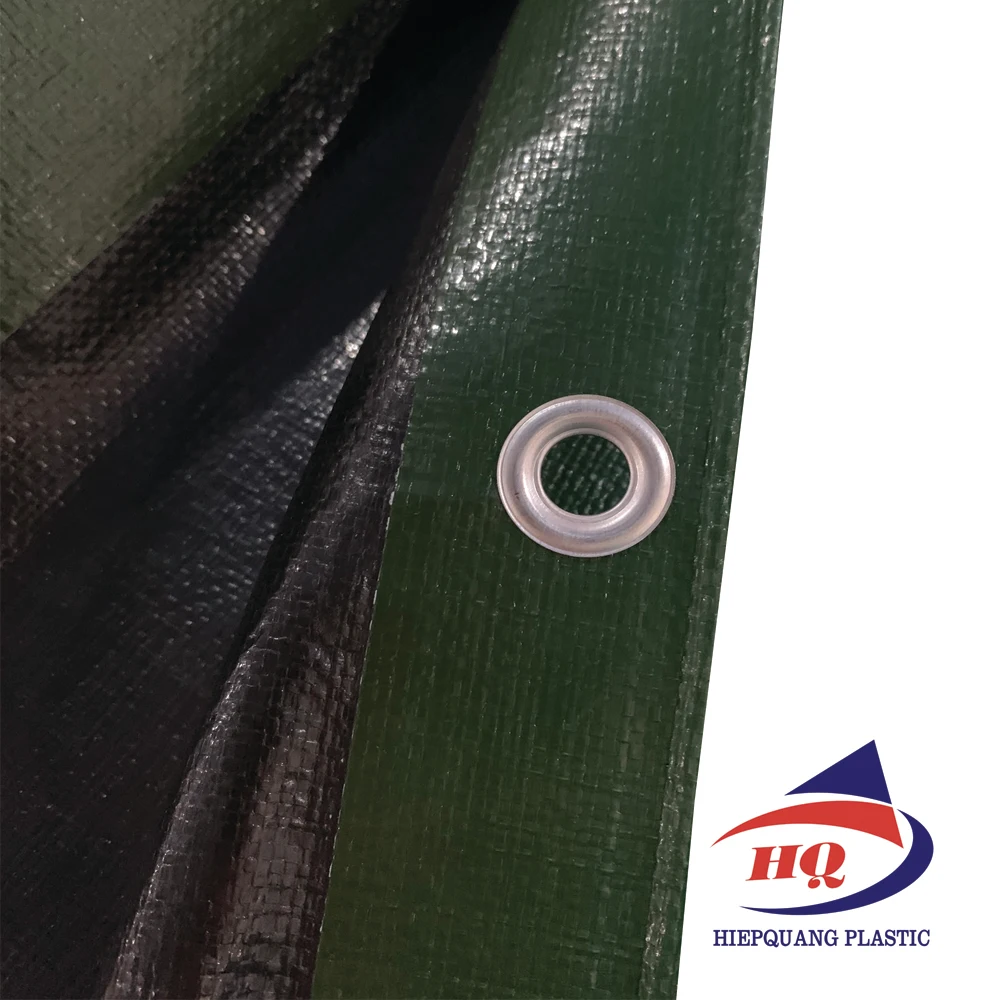 Зеленый HDPE тканый брезент LDPE ламинированный PE для грузовиков водостойкий солнцезащитный лист с покрытием из полиэтилена в наличии на заказ размеры