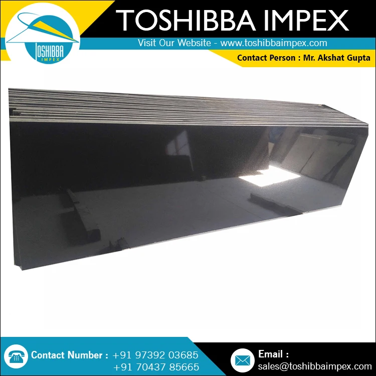 Factory Direct Sale Jet Black Granite Price in India