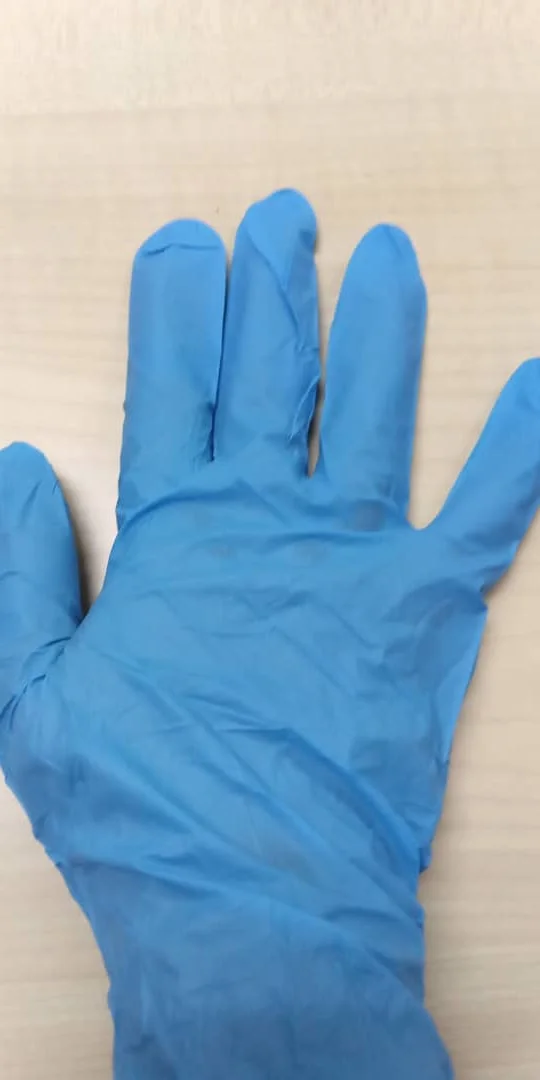 Нитриловая одноразовая Высококачественная нитриловая пудра для защиты рук