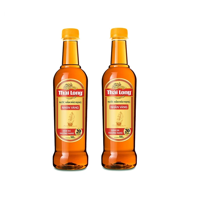 Best Seller Anchovy fish sauce - Premium yellow label 500ml bottle from Vietnam fish sauce OEM supplier