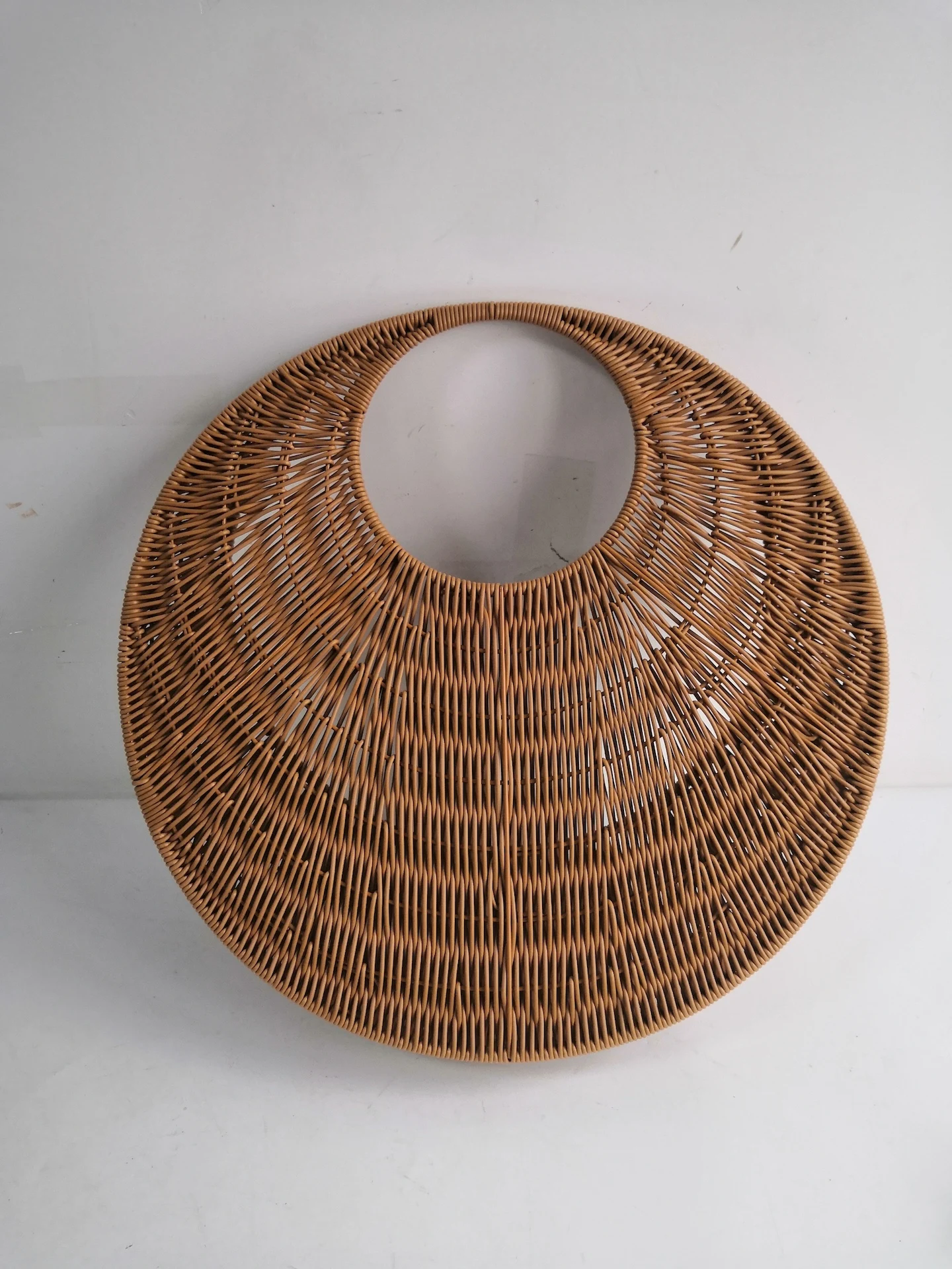 Rattan Handmade Fancy Chinese Supplier Natural Decorations Flower Hanging Basket