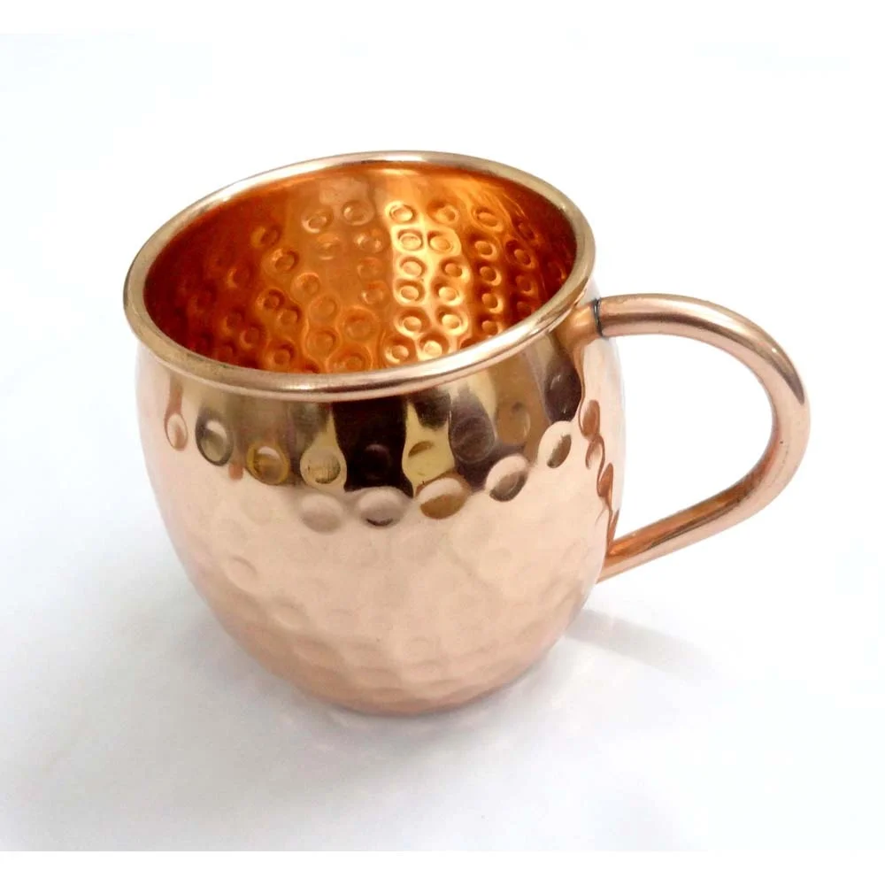 Amazing Copper Julep Cup With Inside Nickel Platted Cute Tumbler Mugs