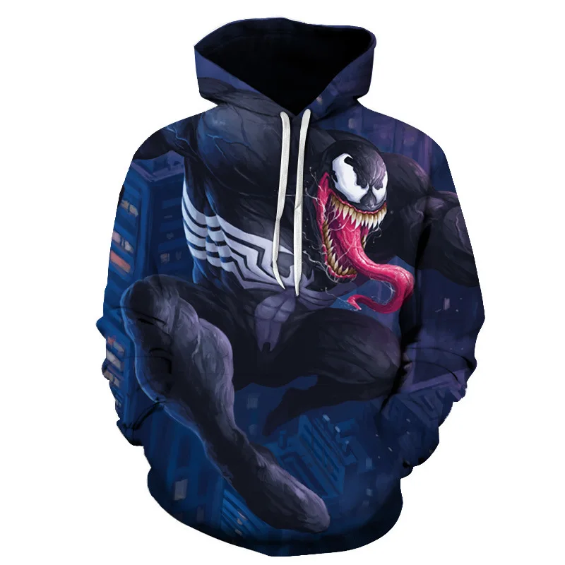 High Quality Fashion Blank Oversize Men Clothes Custom Logo Anime Print custom embroidered pullover hoodie fabric