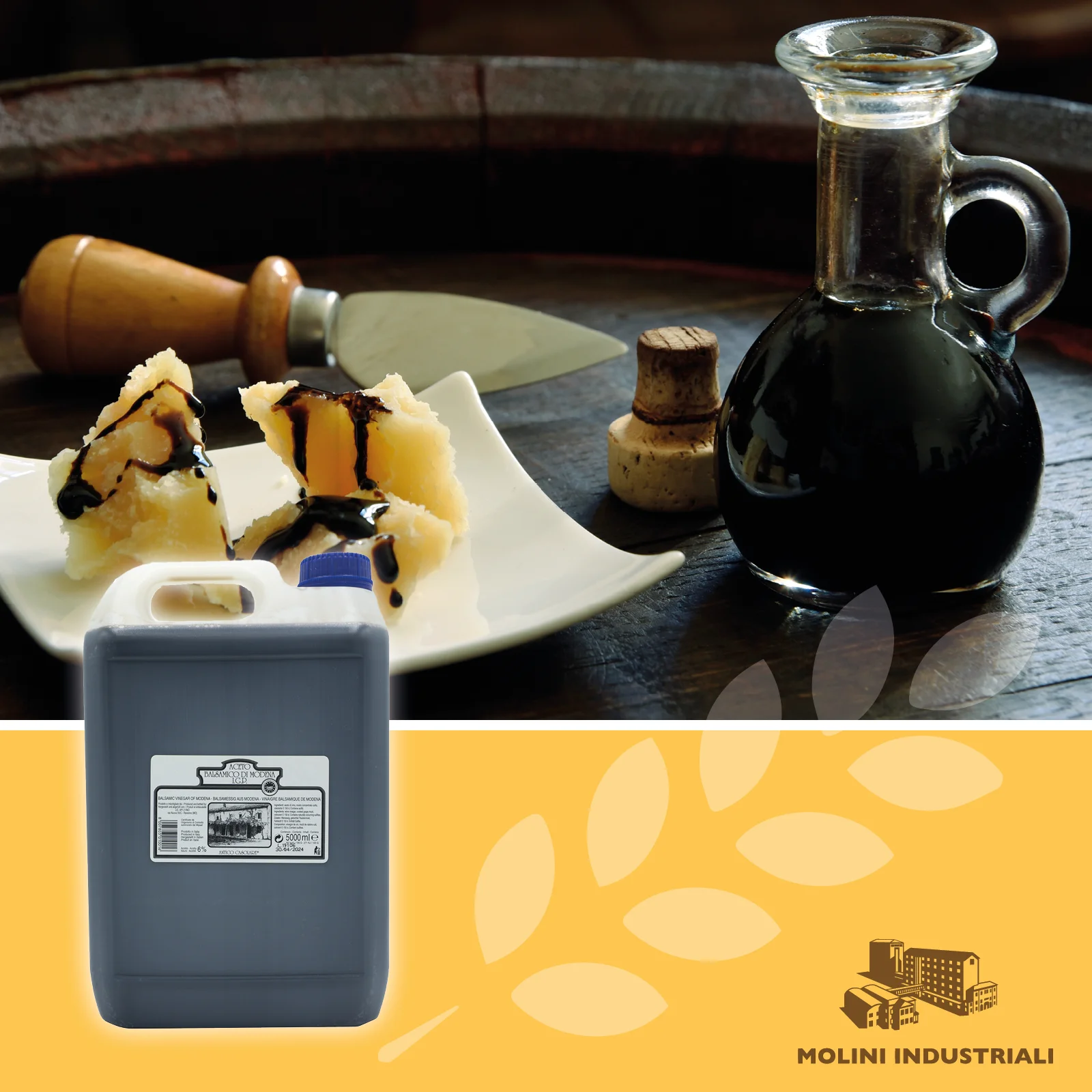 ANTICO CASOLARE TRADITIONAL AGED BALSAMIC VINEGAR OF MODENA  MADE IN ITALY IGP - 5L