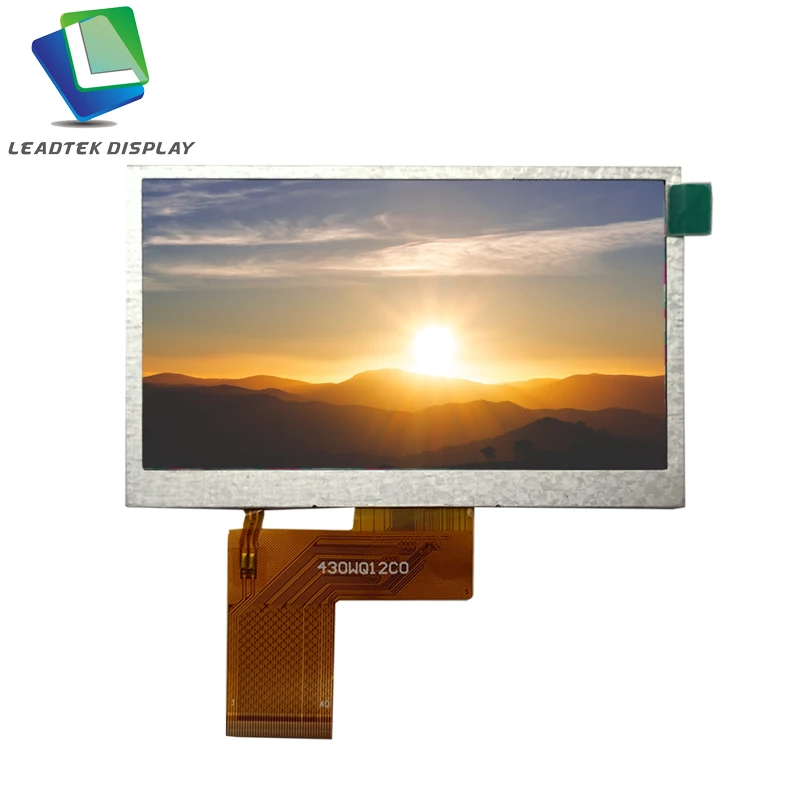 4.3 inch  tft lcd screen 480(RGB)x272  RGB interface with 300nits Display Module
