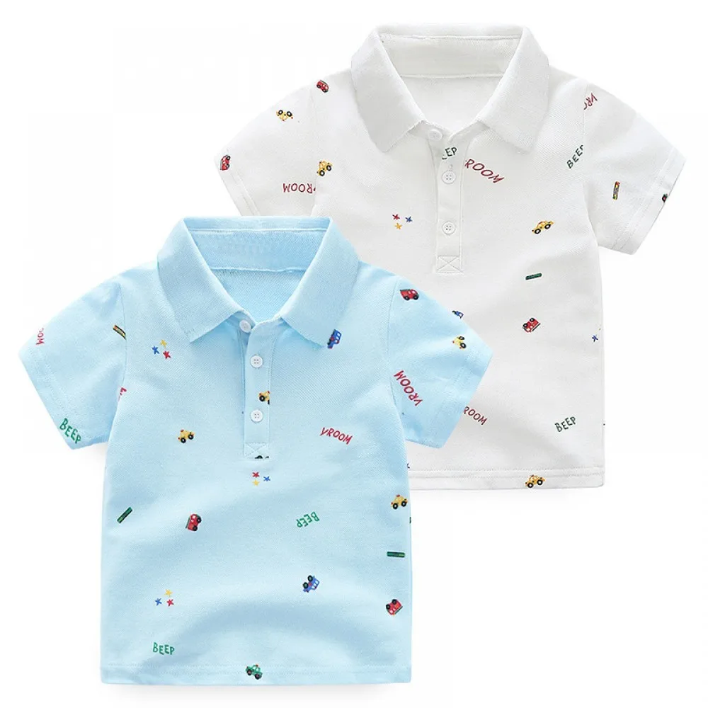 Best seller polo shirt for baby 100% cotton  light color School Uniforms Clothes high quality made in Viet Nam