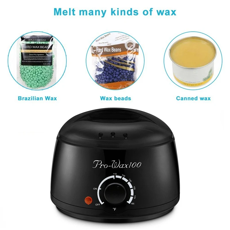 Hot on amazon electric wax warmer set hair removal bean heating