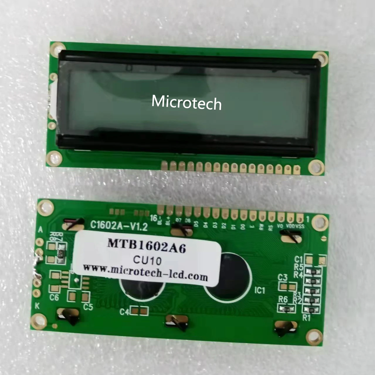 Монохромный ЖК-модуль MPU COB для фотогальванического инвертора, 1602A символ 16X2, цифровой FSTN/FTN