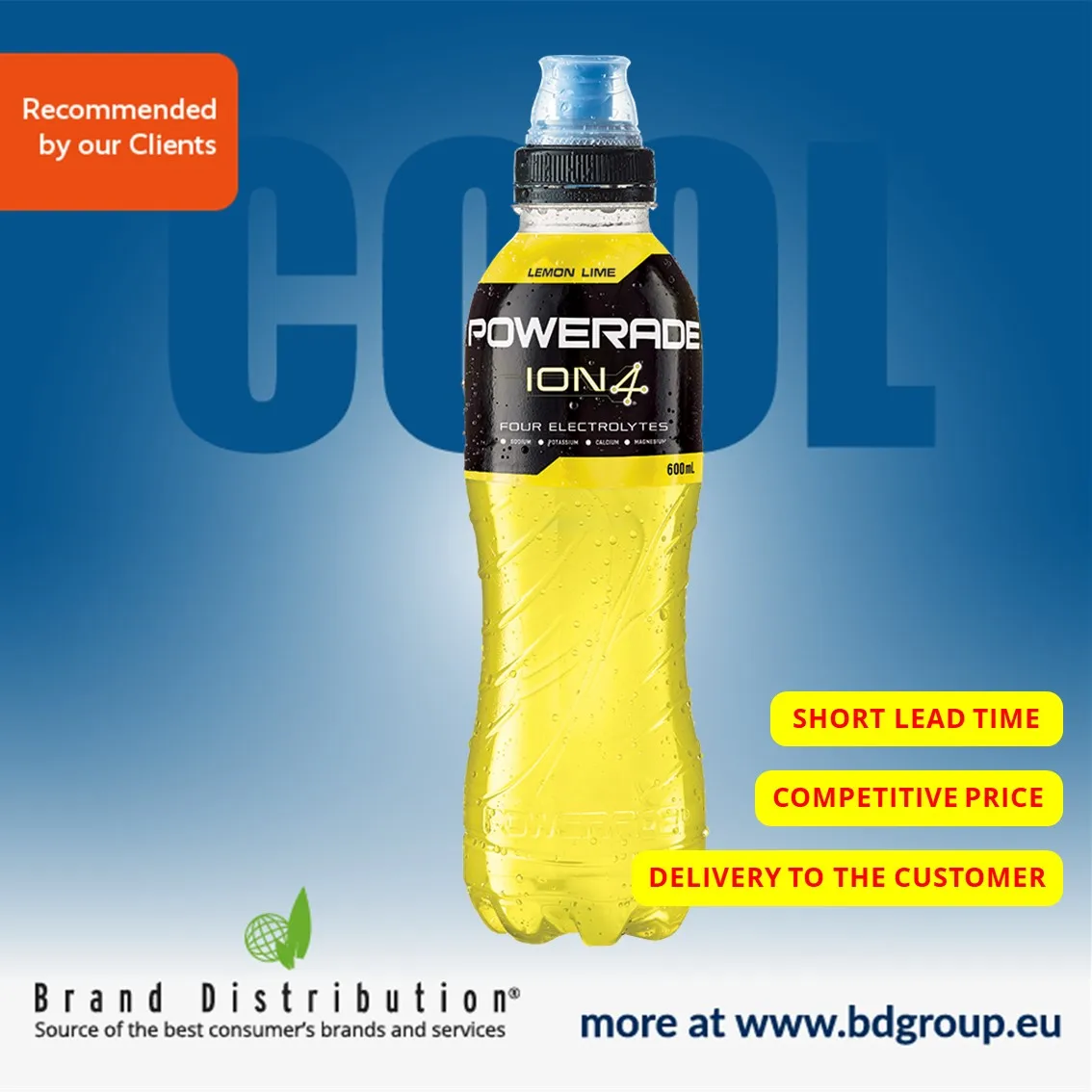  Изотонический напиток Powerade полный ассортимент 500