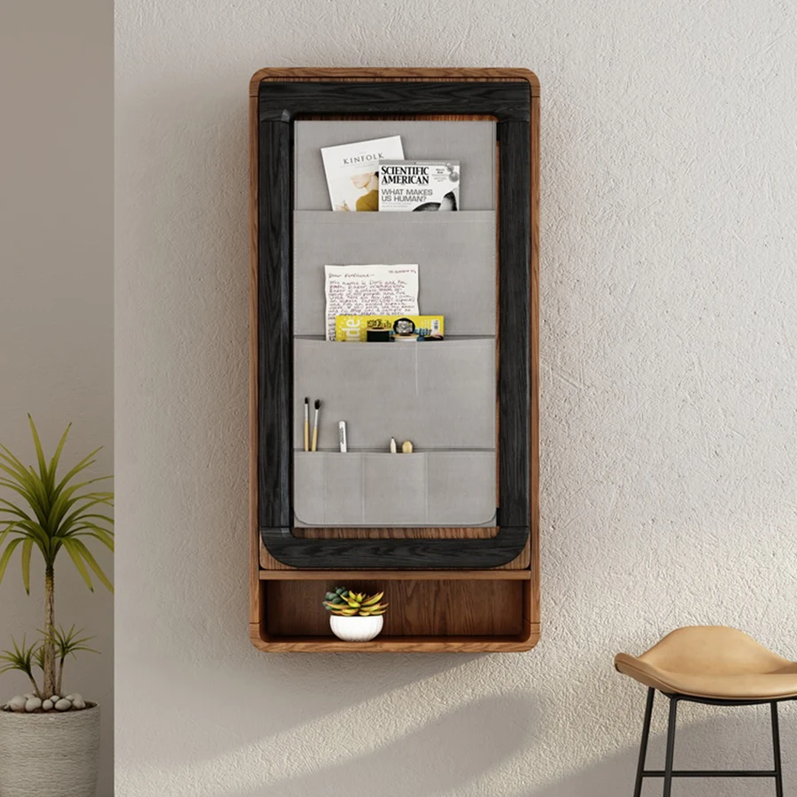 Modern Tempered Glass Top Mounted Natural 140-2026 Wall Mounted Foldable Bar Table