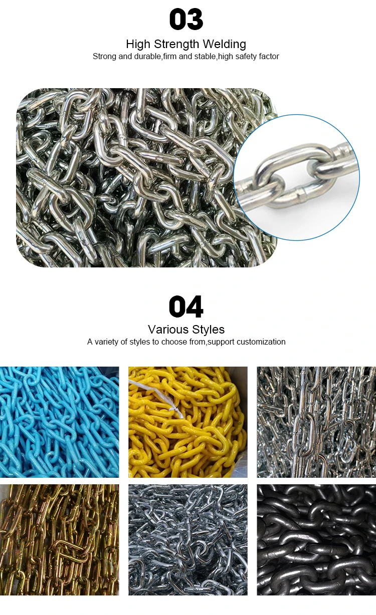 Lisheng stud link anchor chain stainless steel marine standard anchor chain