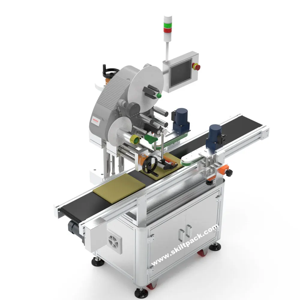 SKILT automatic small mobile battery top surface labeling machine