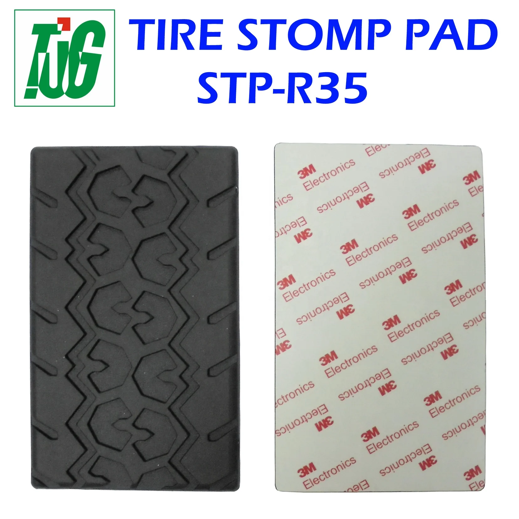 STP-R35 Skidproof Snowboard Snow Stomp Rectangle - Tire