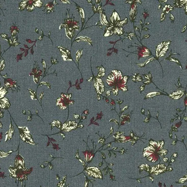 OK42247 60/1 linen print old flower fabric