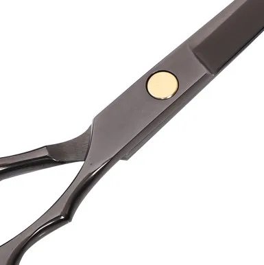 Профессиональные ножницы для стрижки волос с пользовательским логотипом Amazon оптовые цены ручка из нержавеющей стали и прямой кончик лезвия